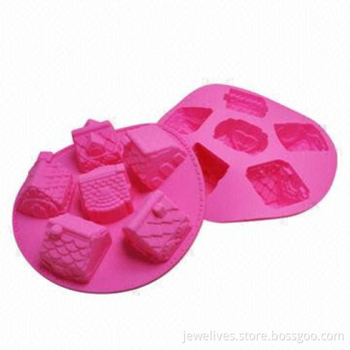 Cake Molds/Home for Christmas Series Cake Molds, Made of Food Grade Silicone